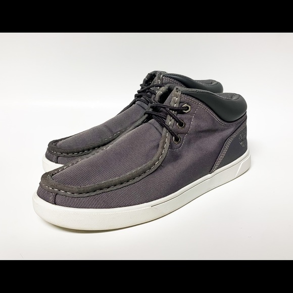 SIZE 8 Timberland Boat Shoes Grey/Gray Canvas Men\'s shoes